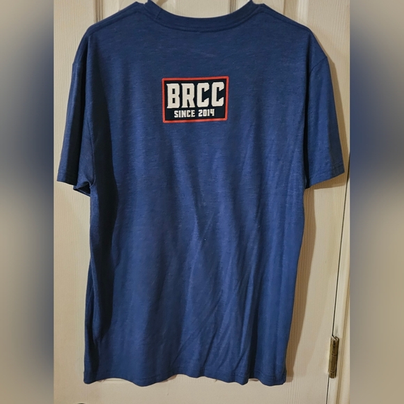 BLACK RIFLE COFFEE Retro Logo Tshirt_Blue Patriotic Men's L (RARE- discontinued) - Picture 3 of 4
